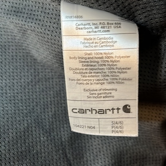 Carhartt lightweight raincoat - Picture 8 of 8